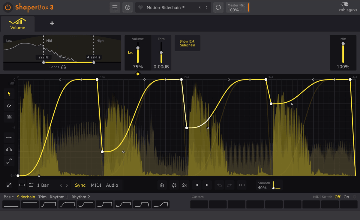 VolumeShaper